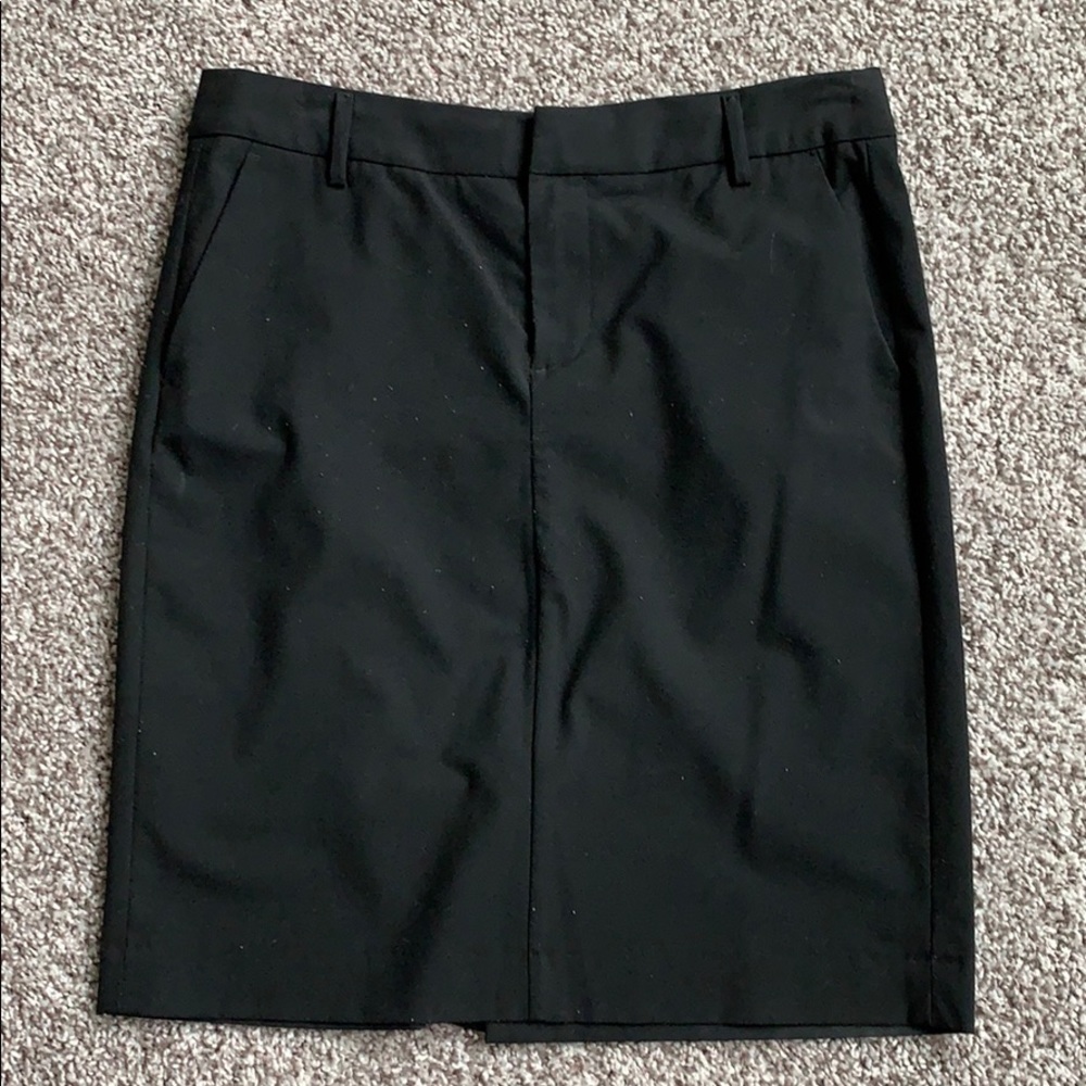 Black pencil skirt